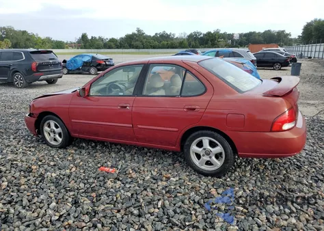 2000 Nissan Sentra Se z USA, uszkodzony, nr VIN 3N1BB51D6YL102325
